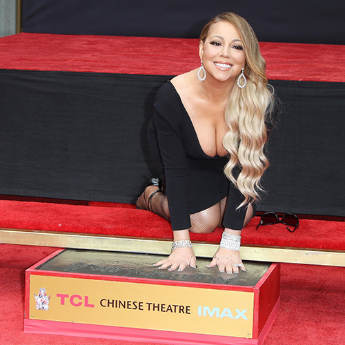 Mariah Carey - TCL Chinese Theatre Hand and Footprint Ceremony