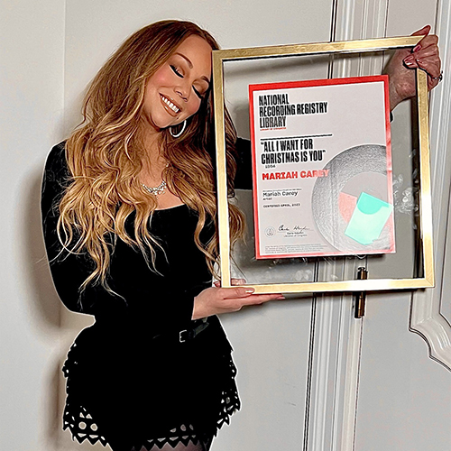 Mariah Carey - Library of Congress National Recording Registry