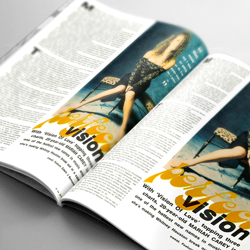 Mariah Carey - Record Mirror Magazine - September 1, 1990