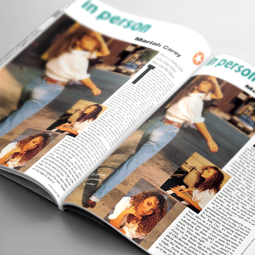 Mariah Carey - Seventeen Magazine - October 1990