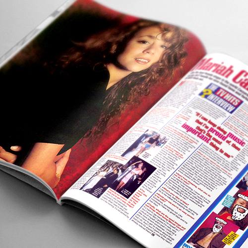 Mariah Carey - TV Hits Magazine - January 1995