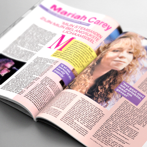 Mariah Carey - Hitkrant Magazine (The Netherlands) - December 7, 1991