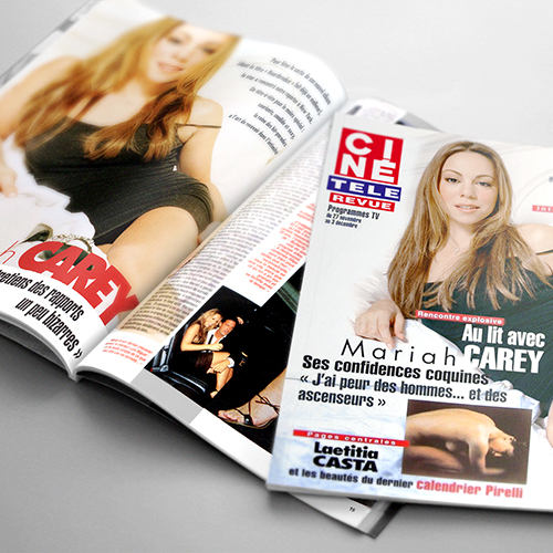 Mariah Carey - Ciné-Télé-Revue Magazine (France) - November 26, 1999