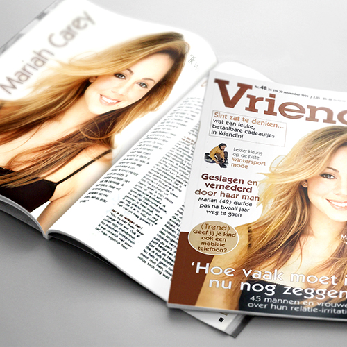 Mariah Carey - Vriendin Magazine (The Netherlands) - November 30, 1999