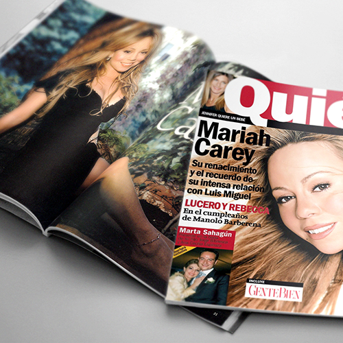 Mariah Carey - Qui&eacute;n Magazine (Mexico) - January 2003