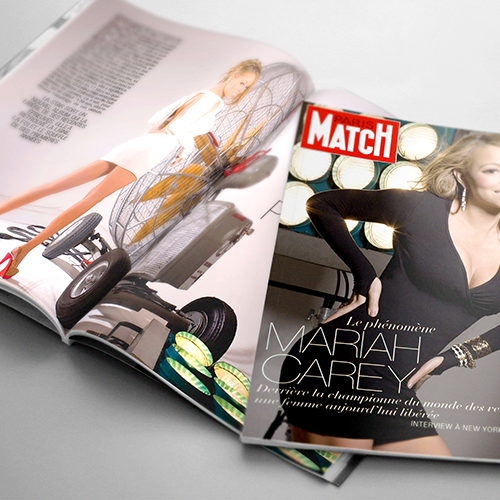 Mariah Carey - Paris Match Magazine (France) - April 17, 2008