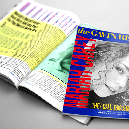 Mariah Carey - The Gavin Report Magazine - February 8, 1991