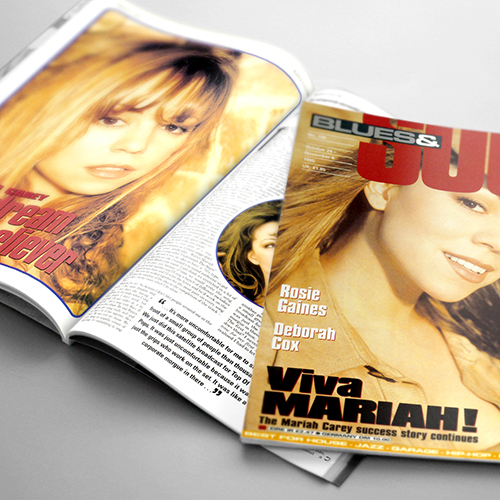 Mariah Carey - Blues & Soul Magazine (United Kingdom) - October 24, 1995