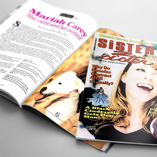 Mariah Carey - Sister 2 Sister Magazine - February 1996