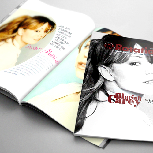 Mariah Carey - Rotations Magazine (United Kingdom) - January / February 1997