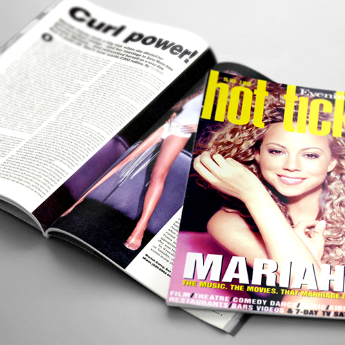 Mariah Carey - Hot Tickets Magazine (United Kingdom) - February 25, 2000