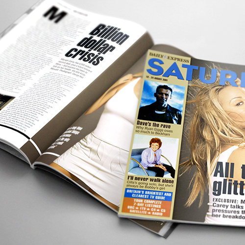 Mariah Carey - Saturday Magazine (United Kingdom) - August 18, 2001