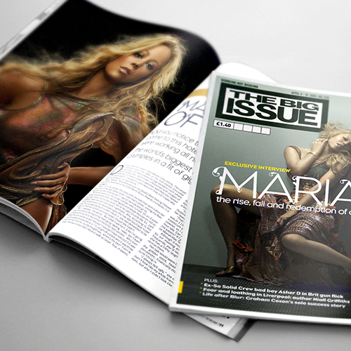 Mariah Carey - The Big Issue In The North Magazine (United Kingdom) - April 4, 2005