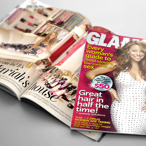 Mariah Carey - Glamour Magazine - November 2007