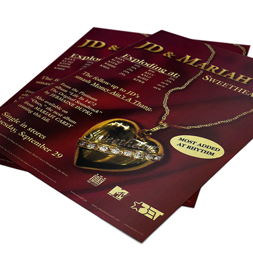 JD & Mariah - Sweetheart - Publicity Material