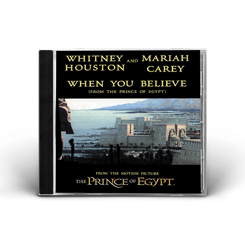 Mariah Carey & Whitney Houston - When You Believe (From The Prince Of Egypt) - CD Single (United States)